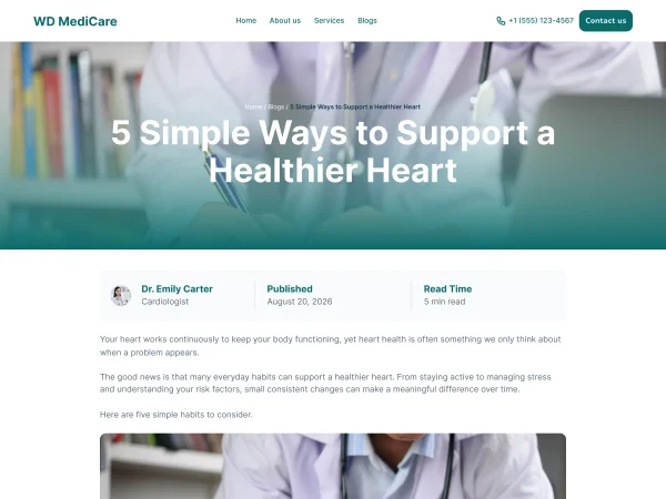 blog details